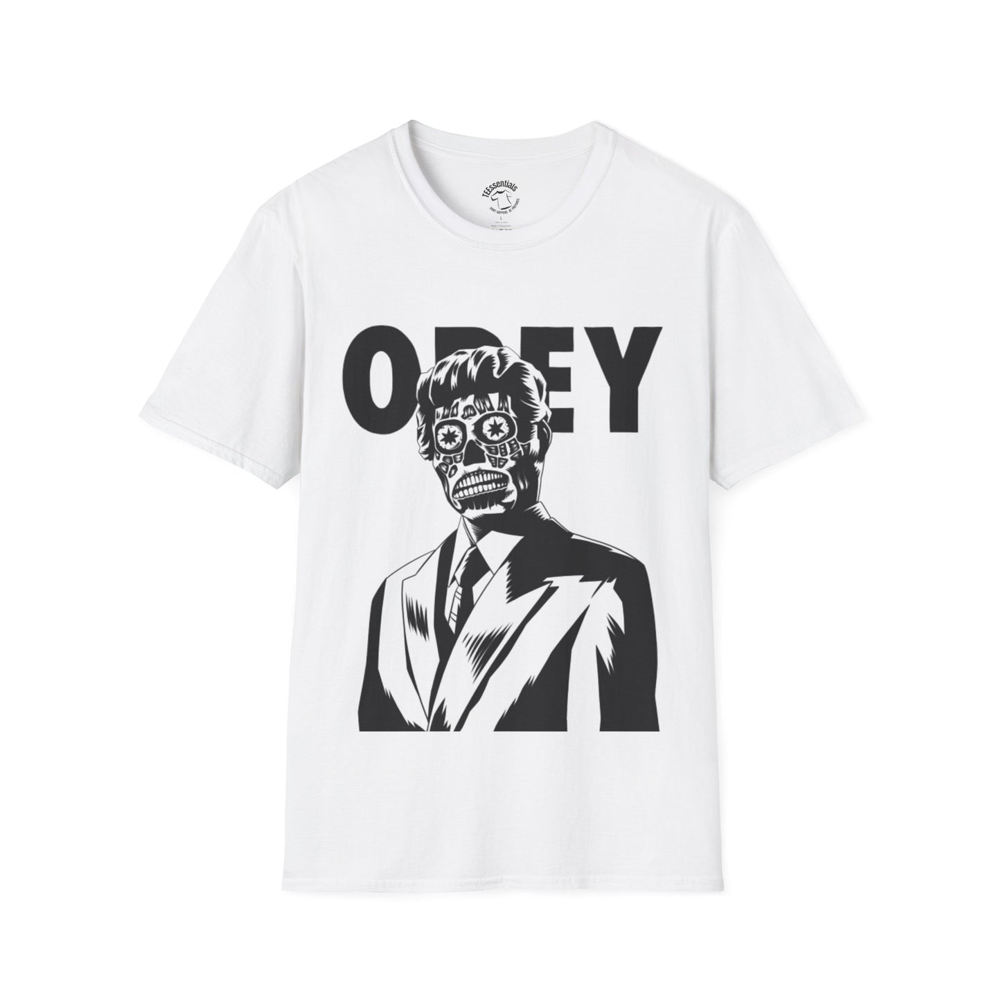 Obey Face Graphic T-Shirt — Retro Sci‑Fi Streetwear
