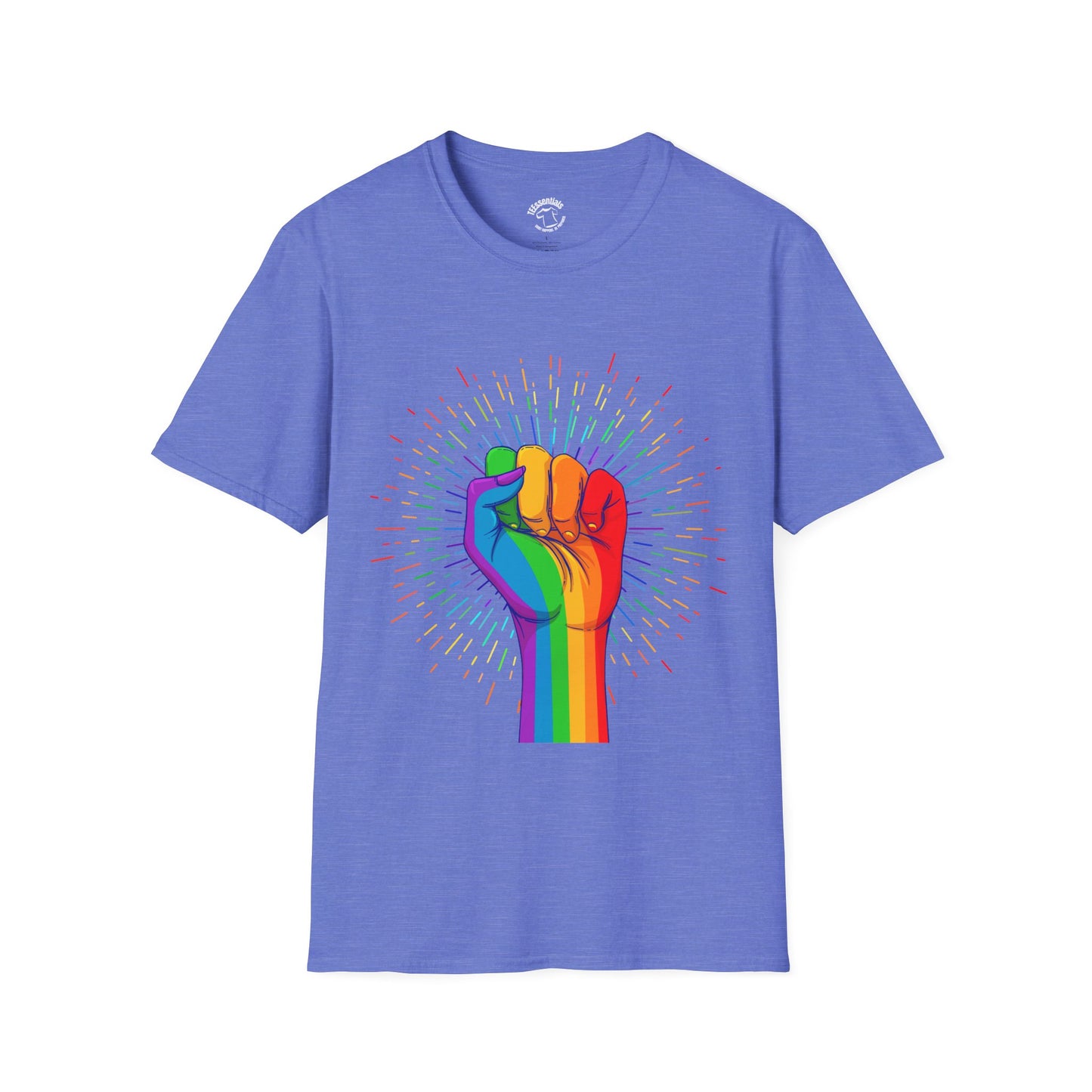 Rainbow Pride Fist T-Shirt — LGBTQ+ Equality Tee