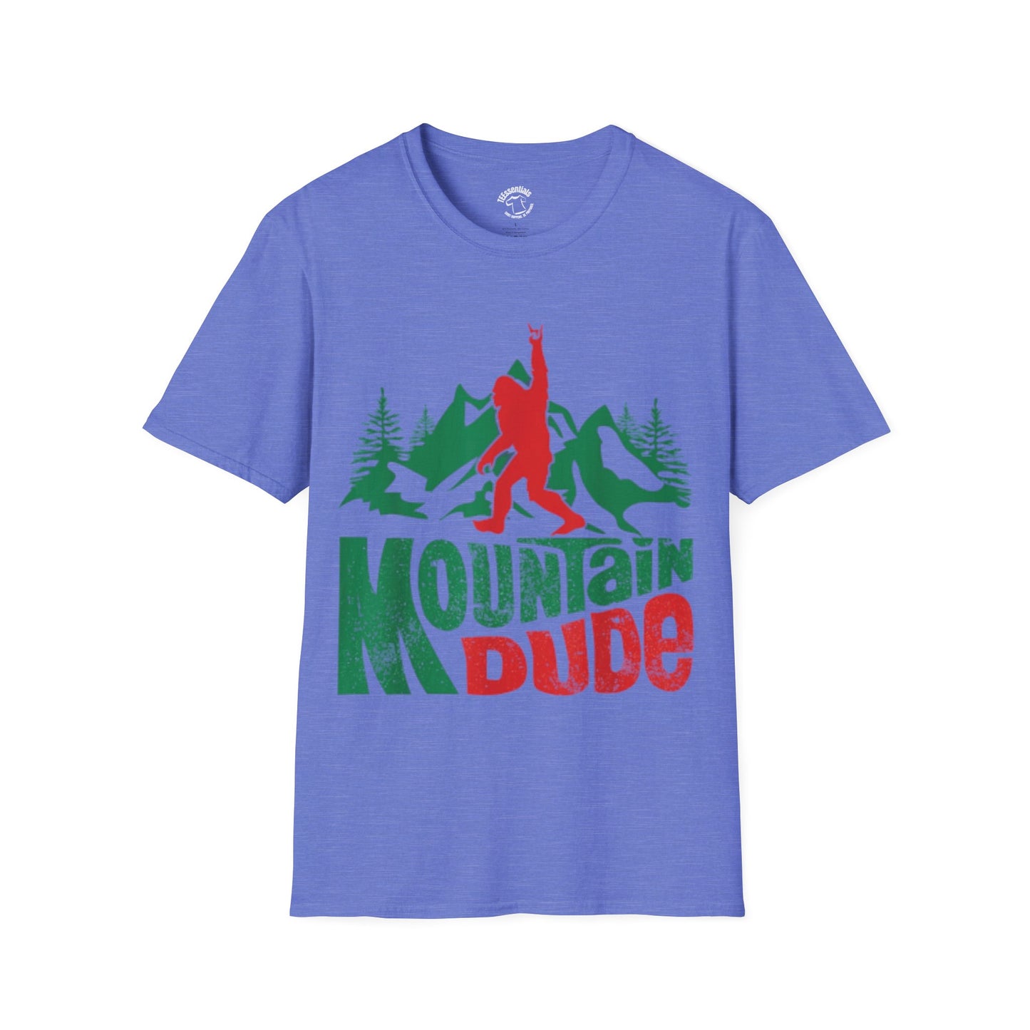 Mountain Dude T-Shirt – Retro Bigfoot Hiking Graphic Tee