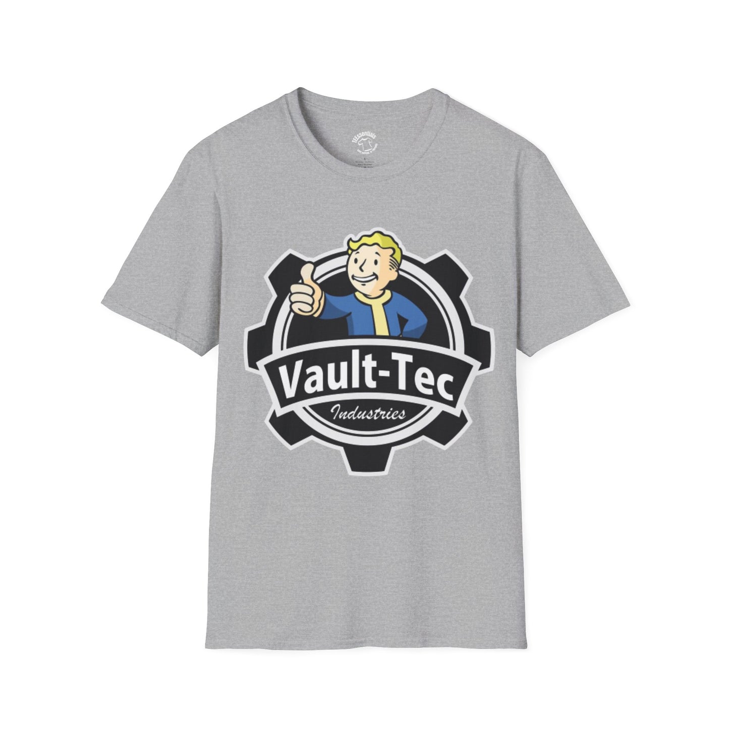 Vault-Tec Logo T-Shirt — Retro Fallout Gamer Tee