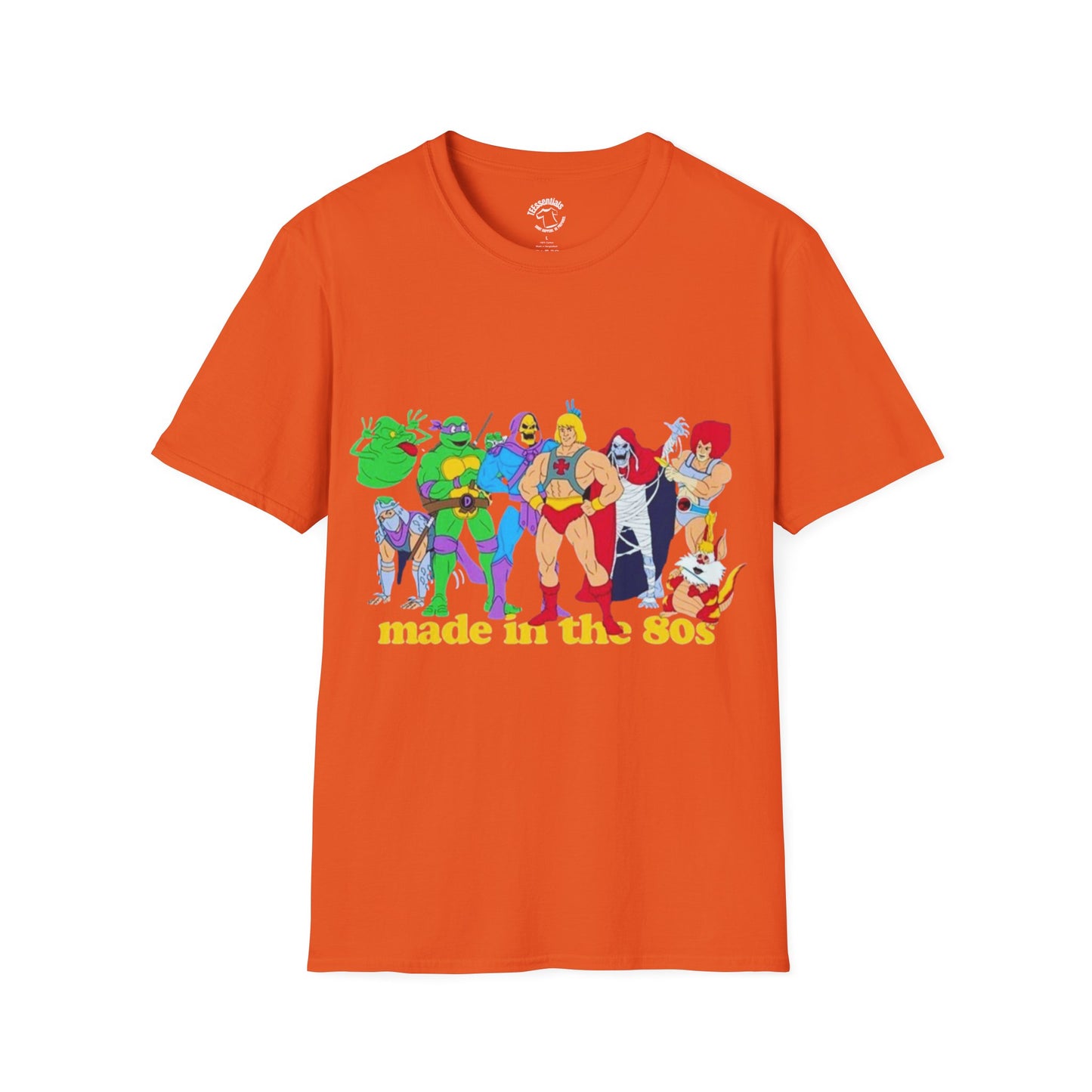 80s Cartoon Heroes T-Shirt — "Made in the 80s" Retro Graphic Tee