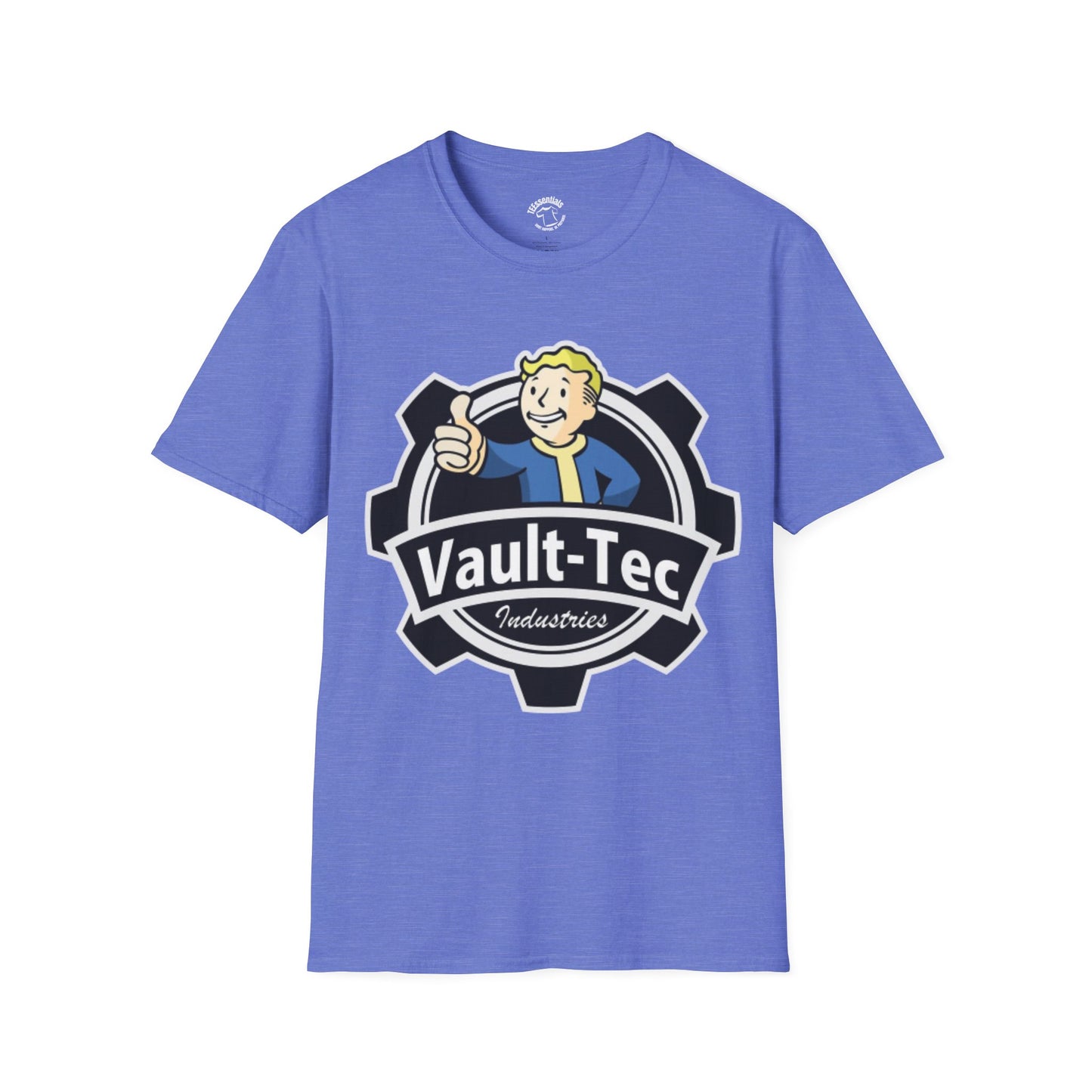 Vault-Tec Logo T-Shirt — Retro Fallout Gamer Tee