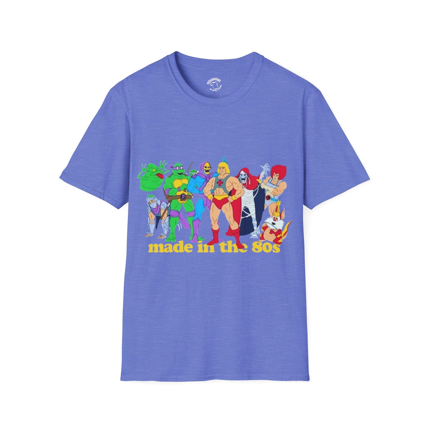 80s Cartoon Heroes T-Shirt — "Made in the 80s" Retro Graphic Tee