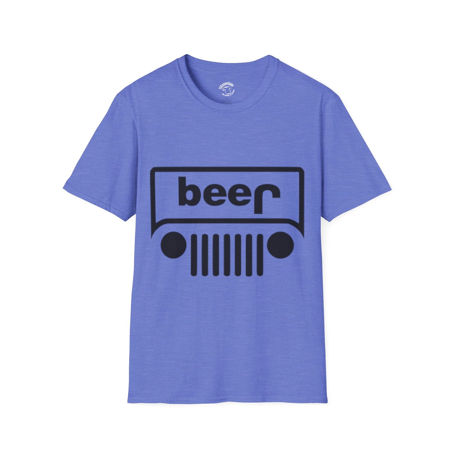 Beer Jeep T-Shirt — Funny Off-Road Beer Logo Tee