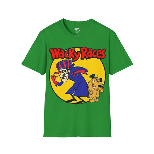 Wacky Races Vintage Cartoon T-Shirt — Dick Dastardly & Muttley Retro Tee