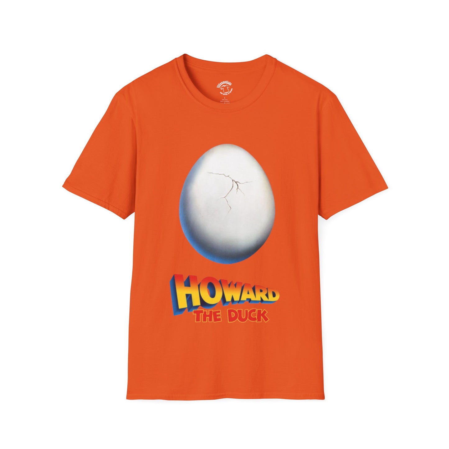 Howard the Duck Egg Graphic T-Shirt — Retro Comic Movie Tee
