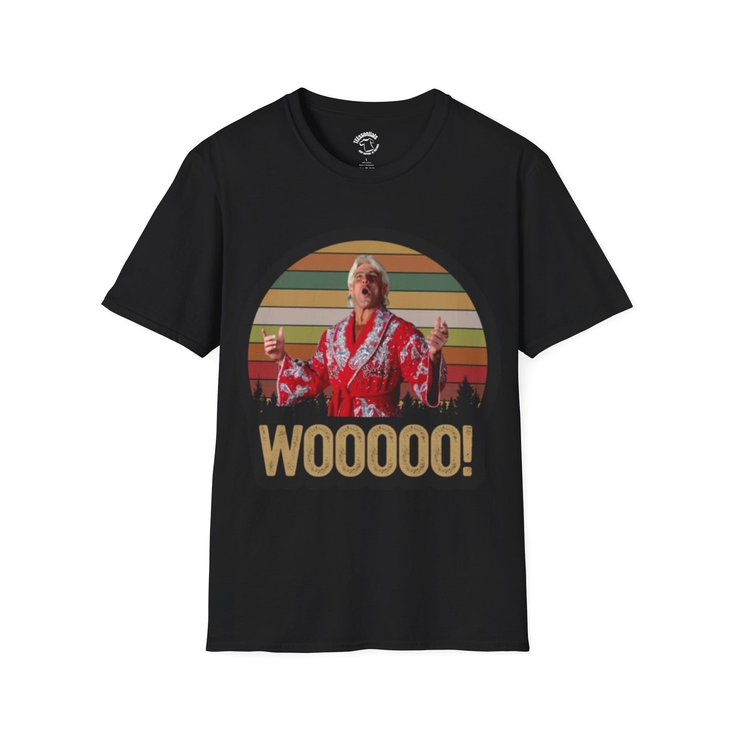 WOOOOO! Retro Wrestling Graphic T-Shirt