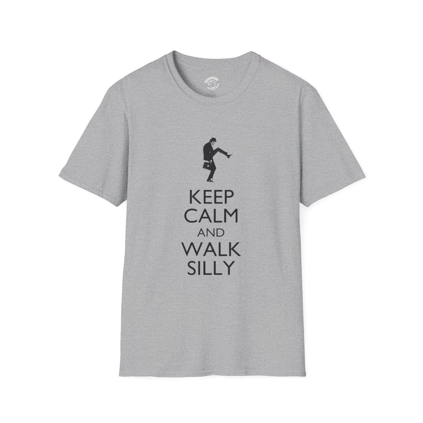 Keep Calm and Walk Silly T-Shirt — Funny Python Tee