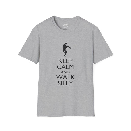 Keep Calm and Walk Silly T-Shirt — Funny Python Tee