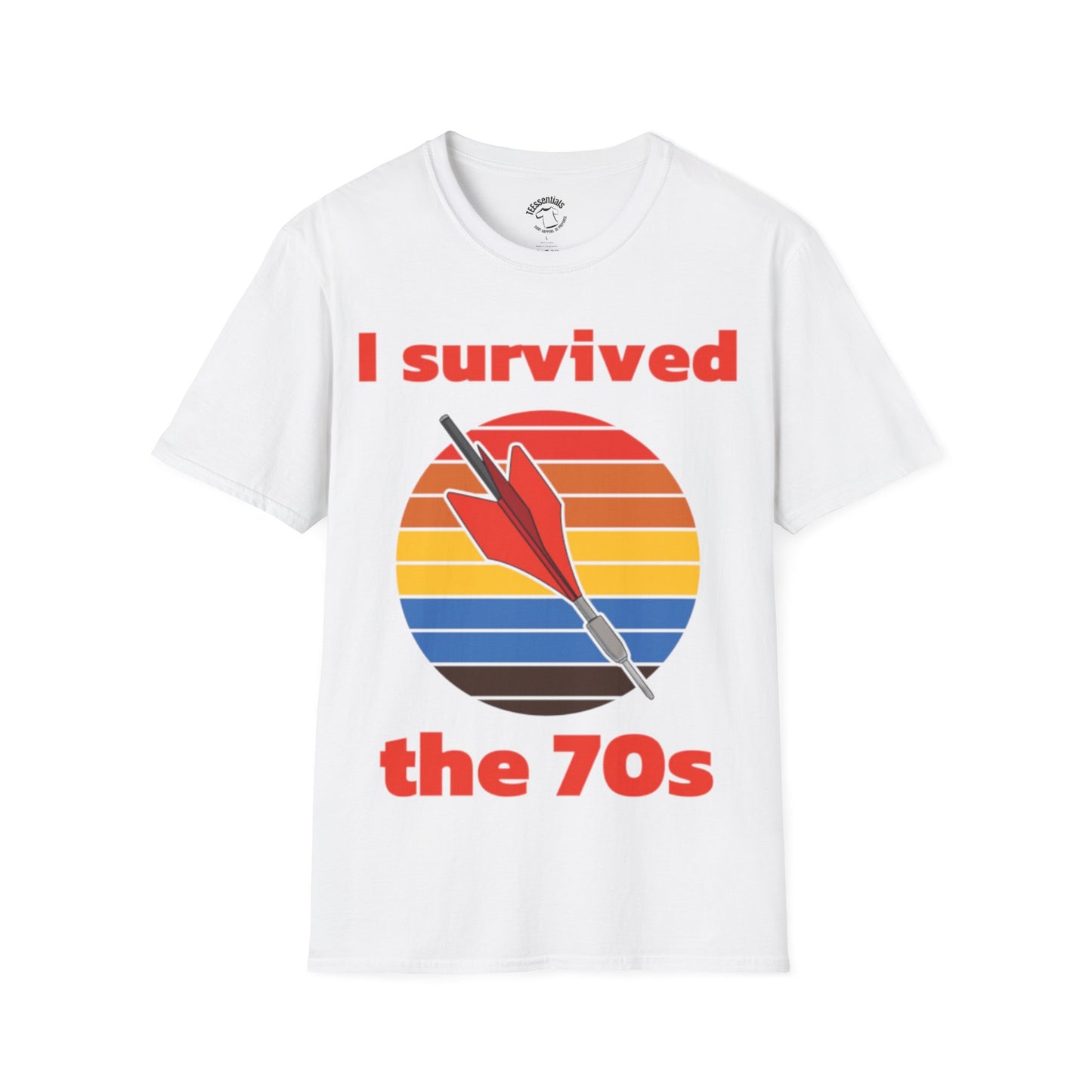I Survived the 70s Retro T-Shirt — Vintage Sunset Graphic Tee