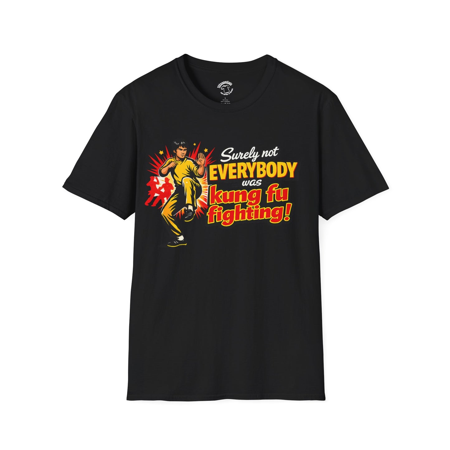 Kung Fu Fighting Retro Graphic T-Shirt — "Surely Not Everyone Was Kung Fu Fighting!"