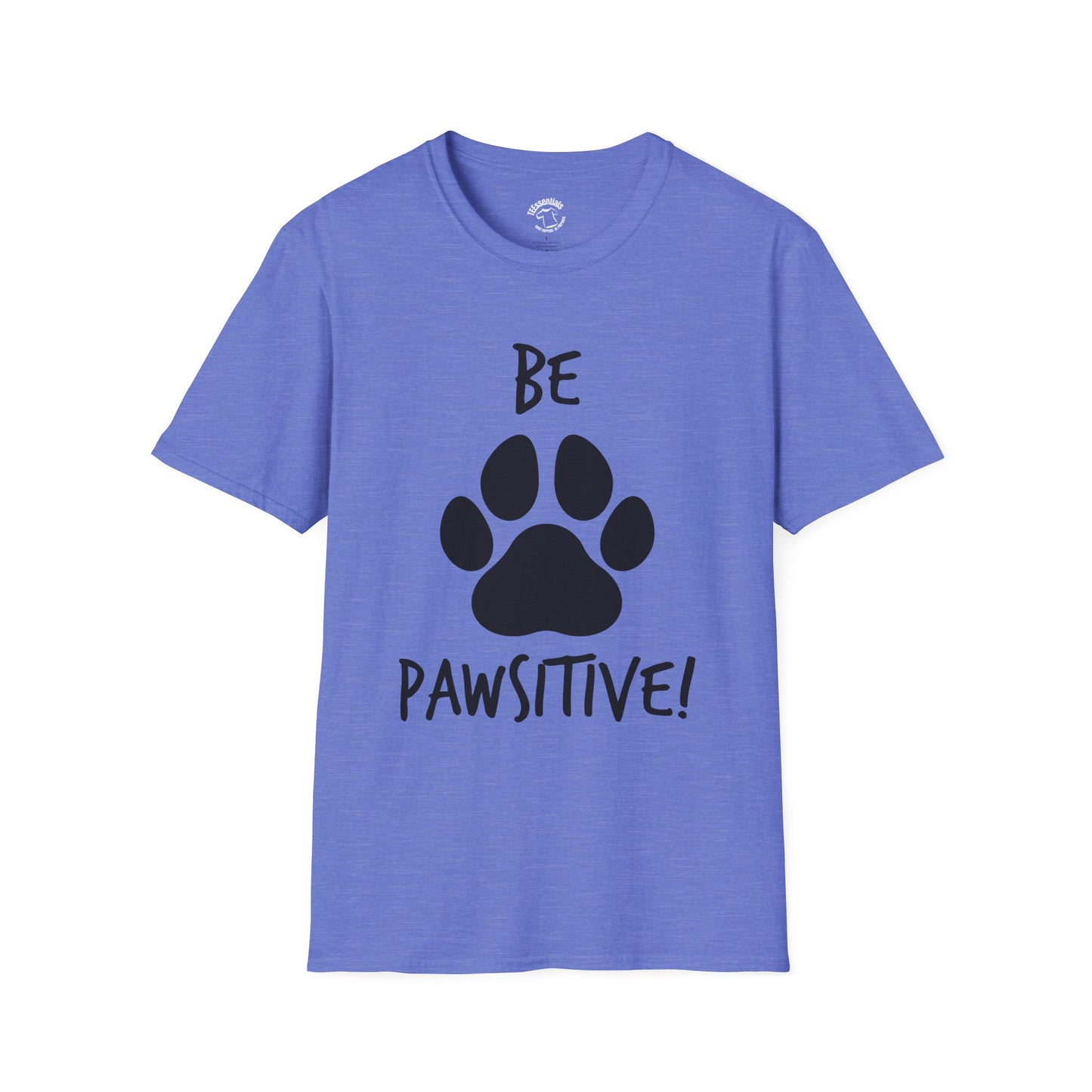 Be Pawsitive Paw Print T-Shirt