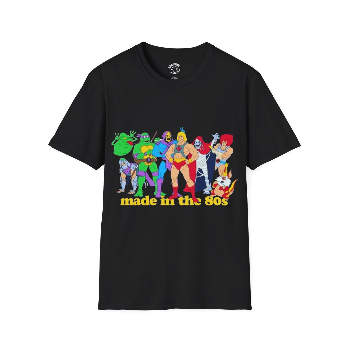 80s Cartoon Heroes T-Shirt — "Made in the 80s" Retro Graphic Tee