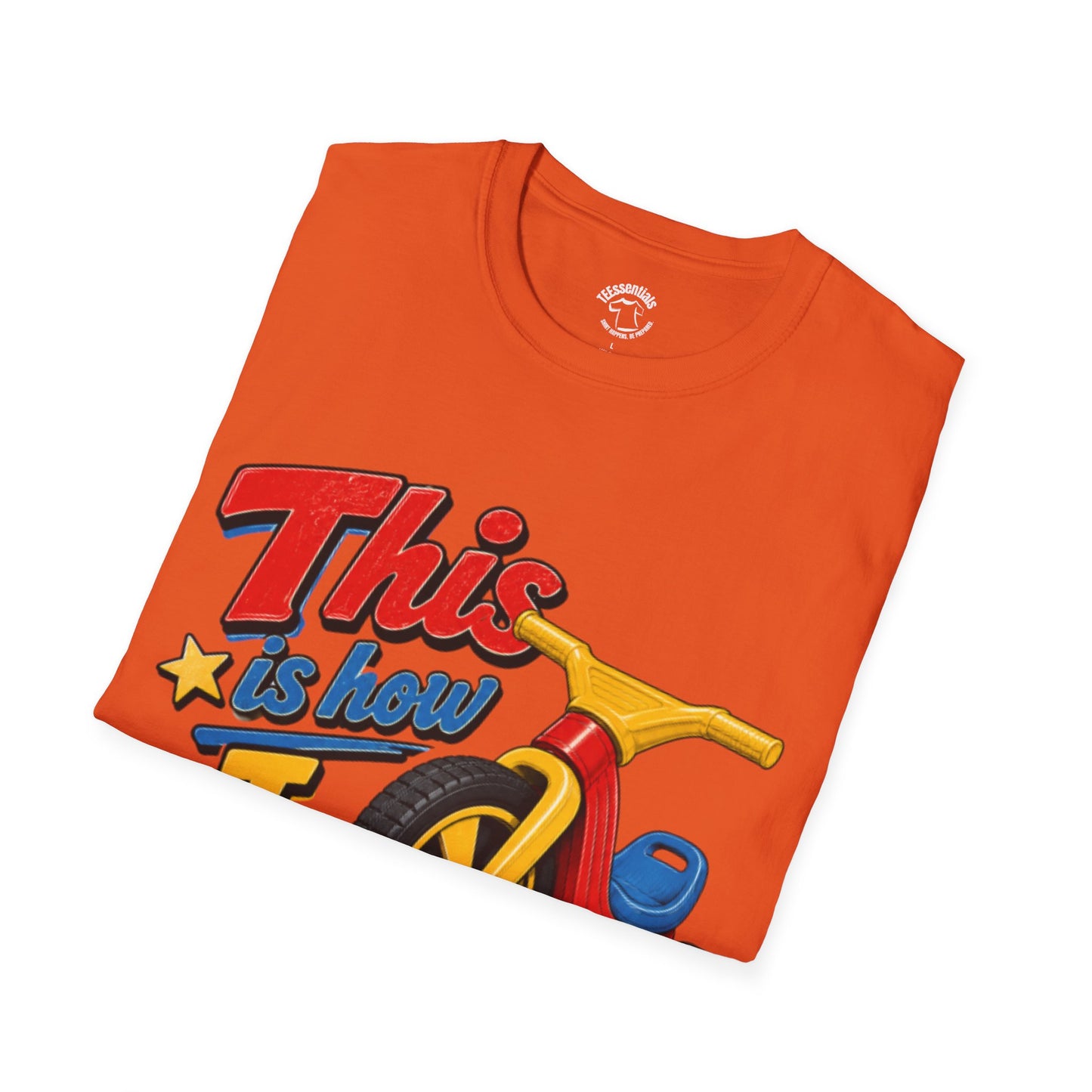 This Is How I Rolled T-Shirt – Retro Big Wheel Graphic Tee