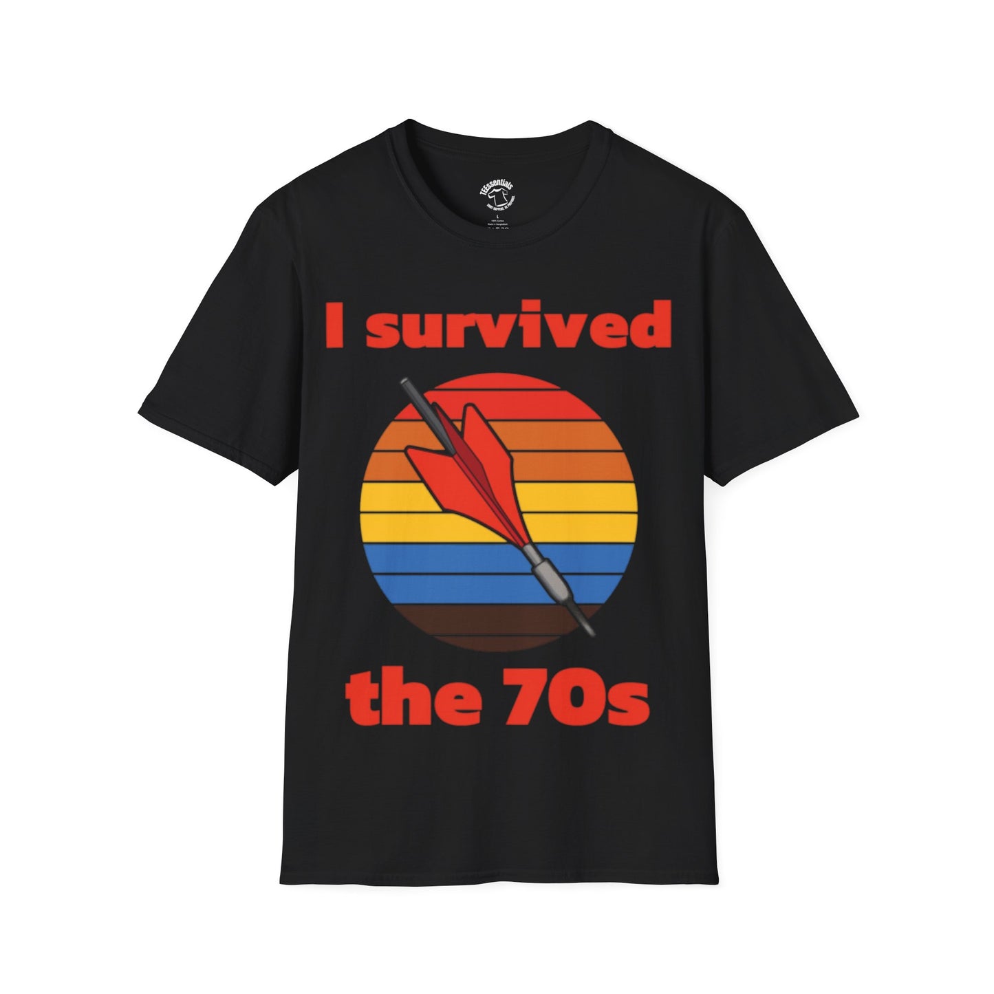 I Survived the 70s Retro T-Shirt — Vintage Sunset Graphic Tee