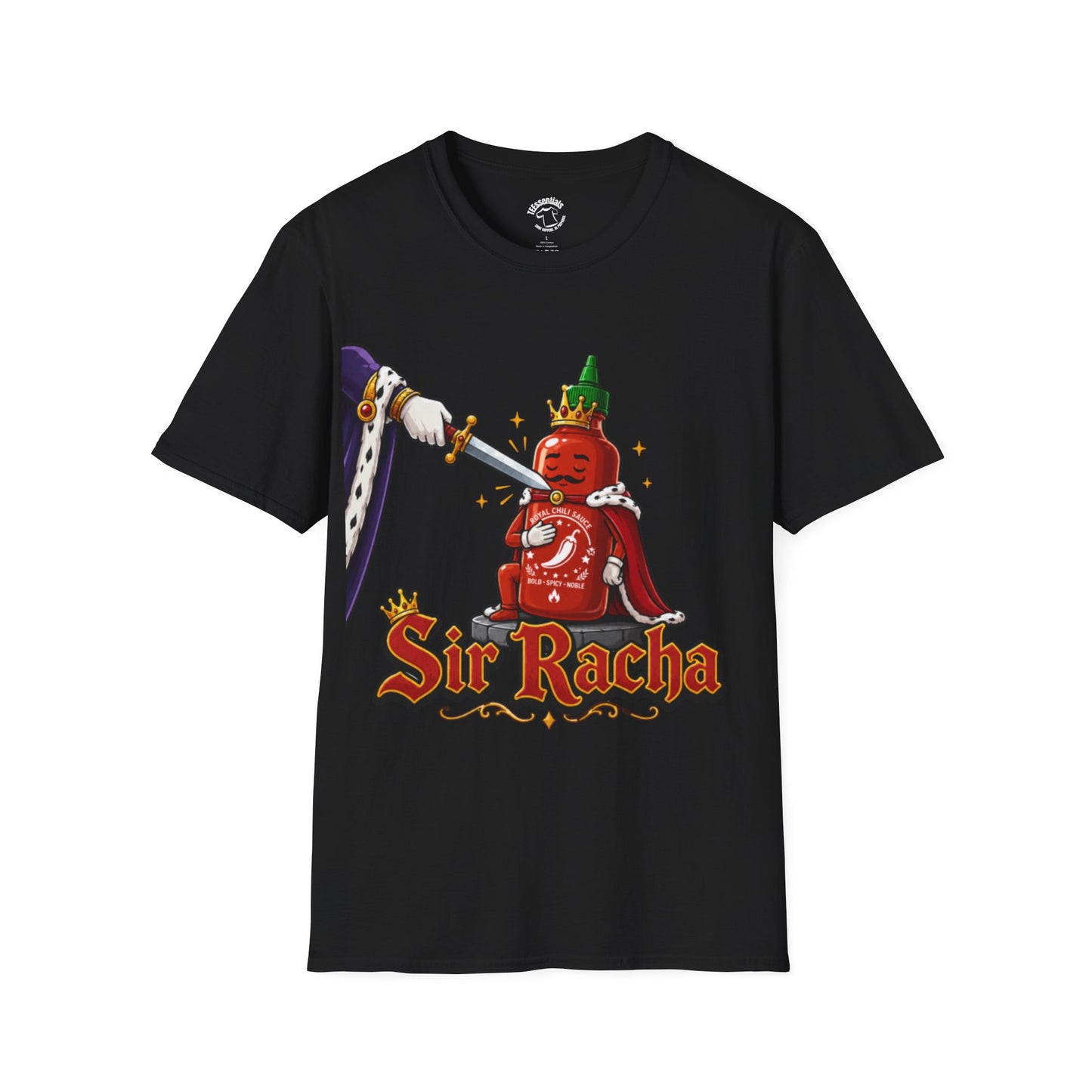 Sir Racha Hot Sauce T-Shirt — Funny Knight Graphic Tee