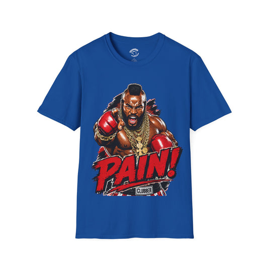 PAIN! Boxing Graphic T-Shirt — Rocky 3 Mr. T Clubber Lang
