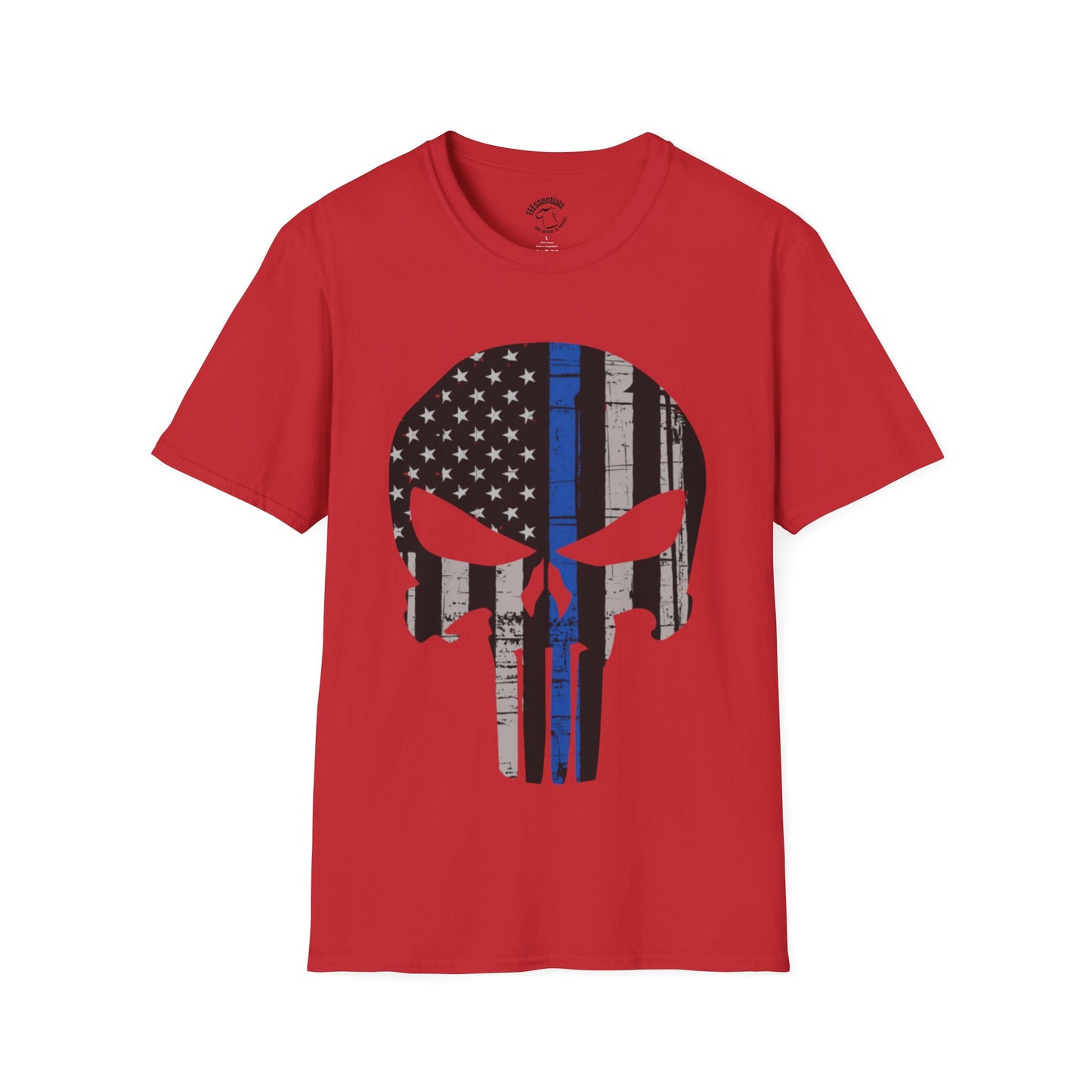 Punisher Skull Thin Blue Line T-Shirt