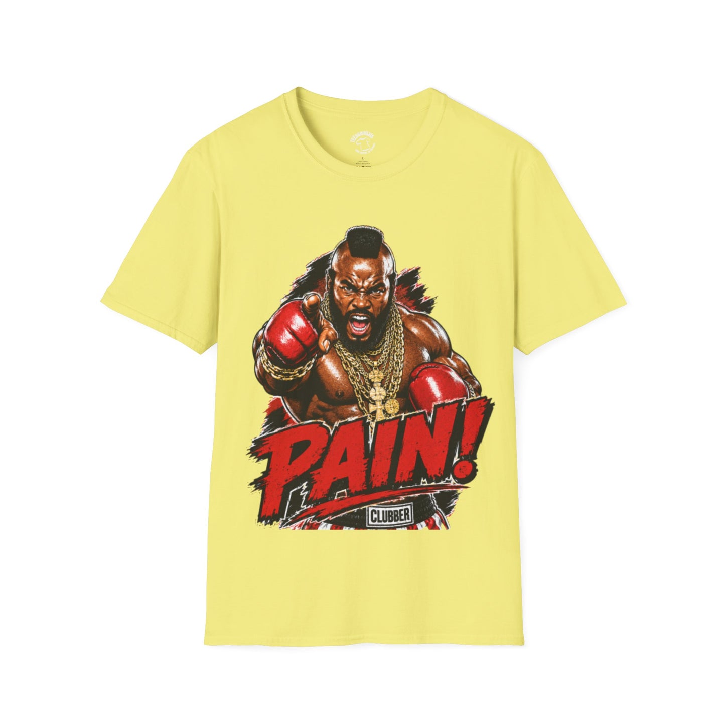 PAIN! Boxing Graphic T-Shirt — Rocky 3 Mr. T Clubber Lang