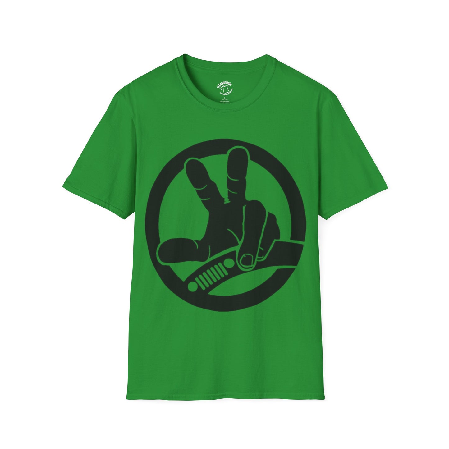 Jeep Wave Graphic T-Shirt — Unisex Softstyle Tee
