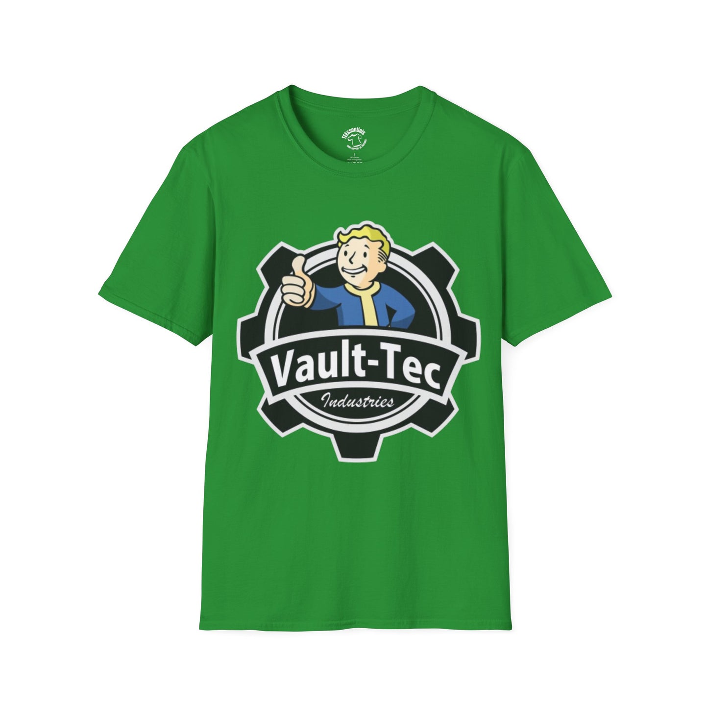 Vault-Tec Logo T-Shirt — Retro Fallout Gamer Tee