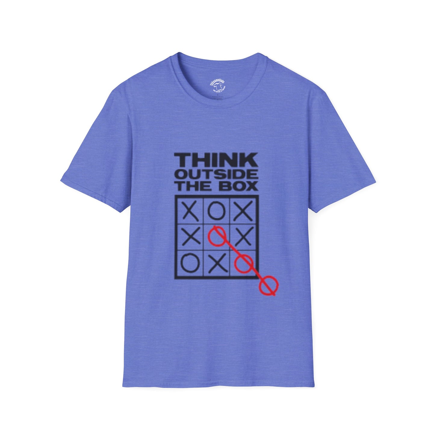 Think Outside the Box T-Shirt — Tic-Tac-Toe Creative Humor Tee