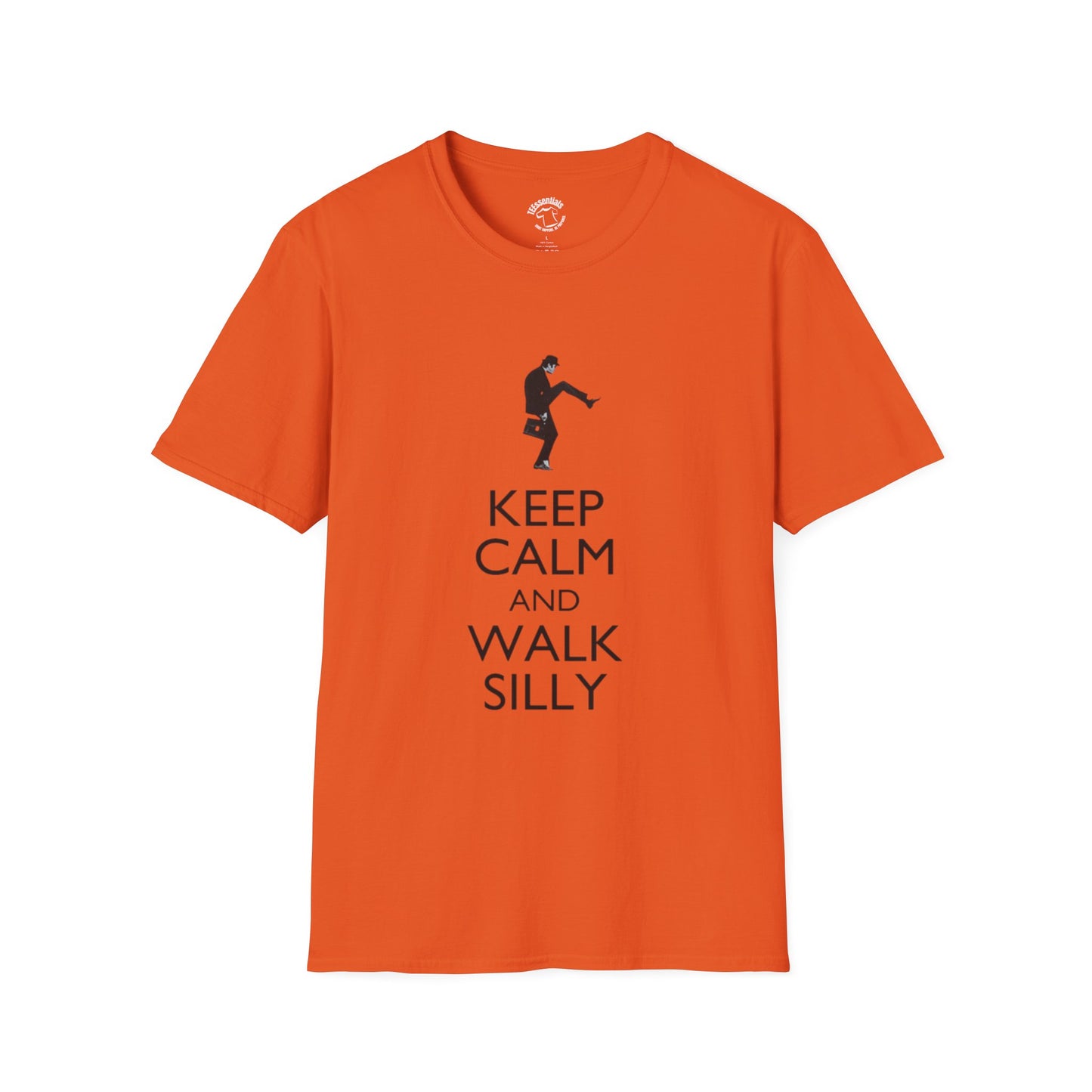 Keep Calm and Walk Silly T-Shirt — Funny Python Tee