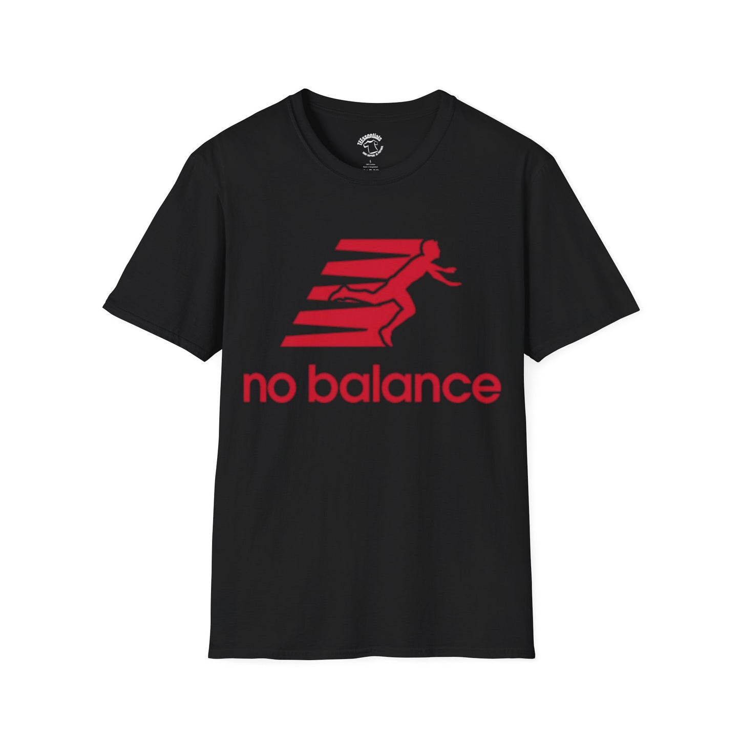 No Balance Graphic Tee — Funny Running/Clumsy Athlete Shirt