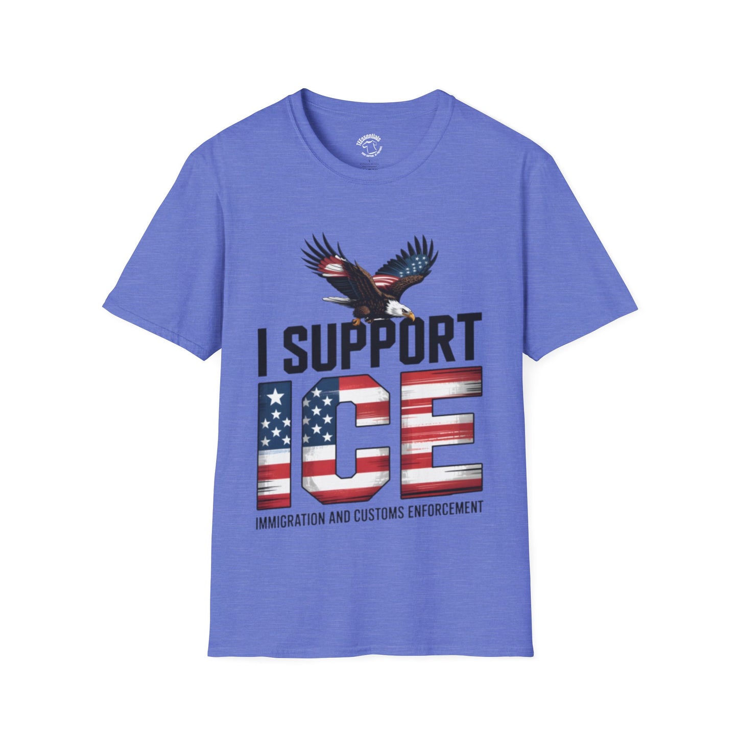 I Support ICE T-Shirt – Patriotic Immigration & Customs Enforcement Tee