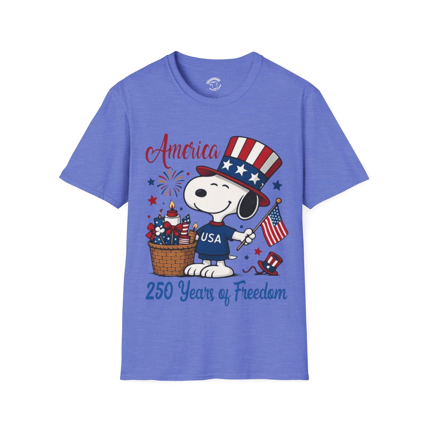 America 250 Snoopy - Unisex Softstyle T-Shirt