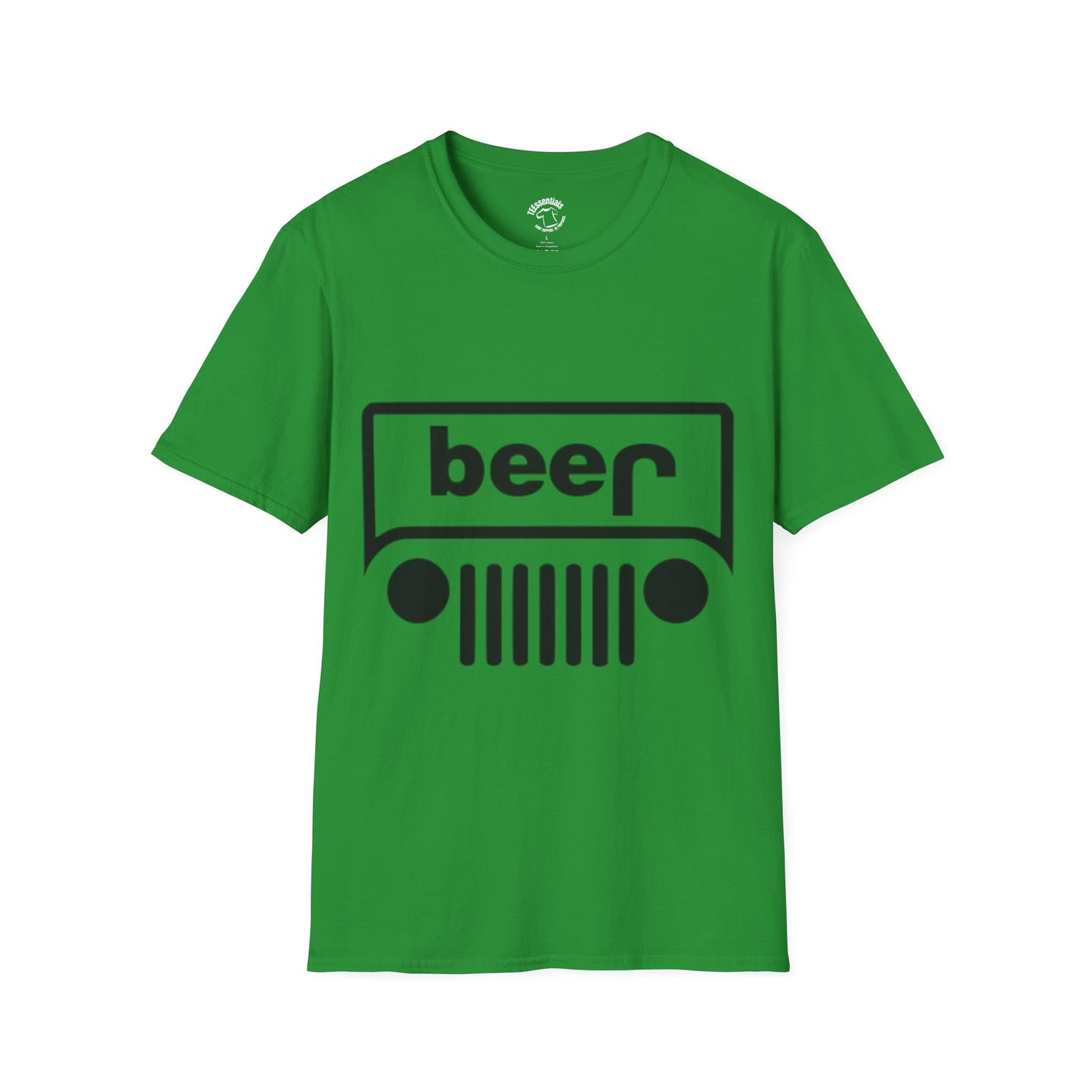 Beer Jeep T-Shirt — Funny Off-Road Beer Logo Tee