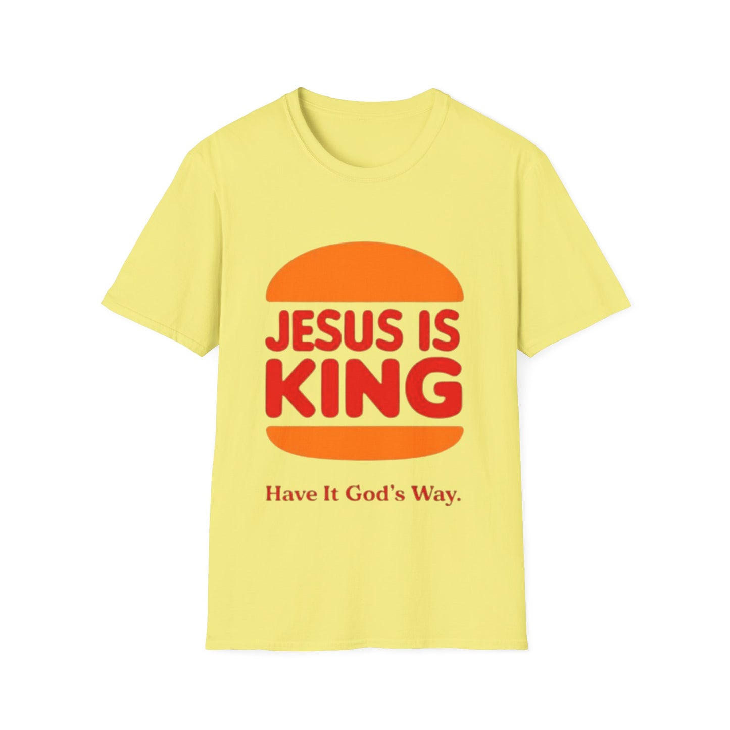 Jesus Is King T-Shirt — Retro Christian Faith Tee (Have It God's Way)