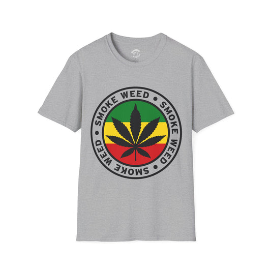 Leaf 'Smoke Weed' Graphic T-Shirt – Cannabis Festival Tee