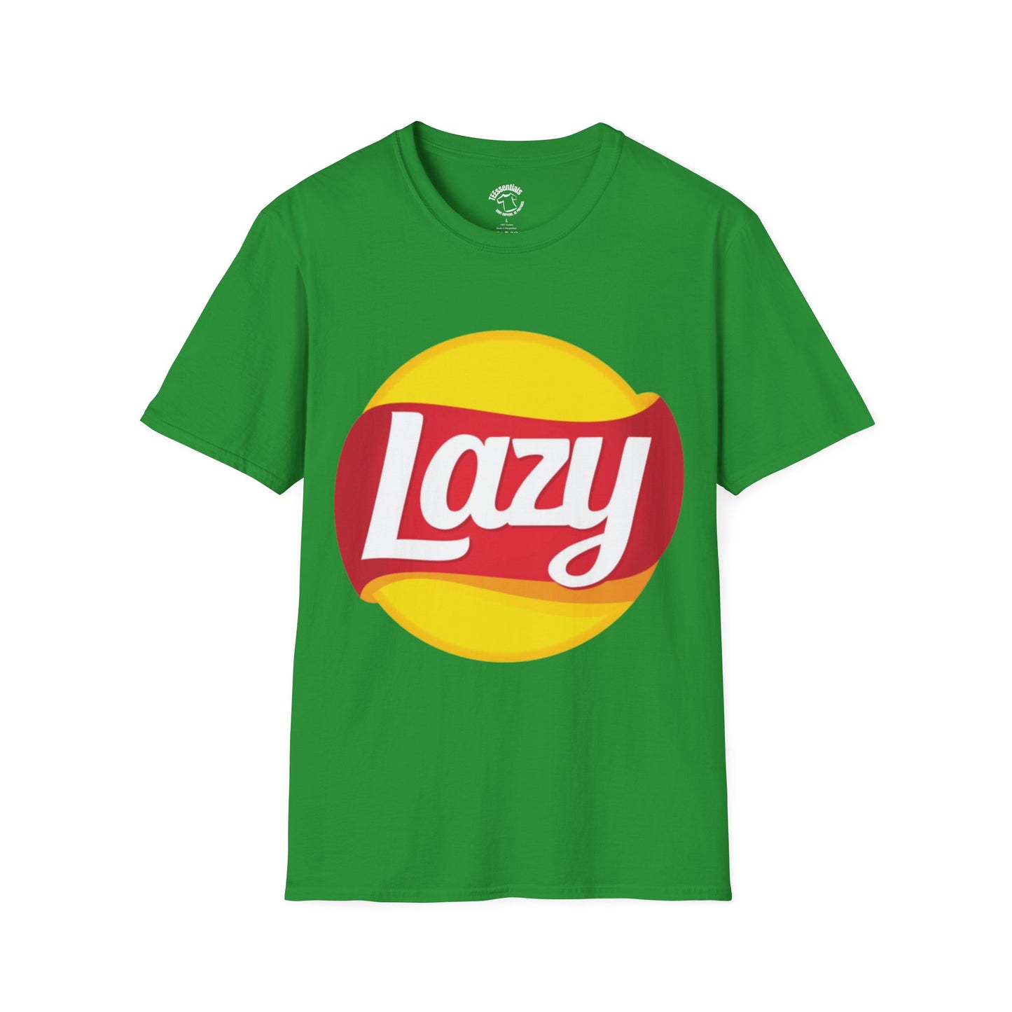 Lazy Vintage Logo T-Shirt — Retro Casual Graphic Tee