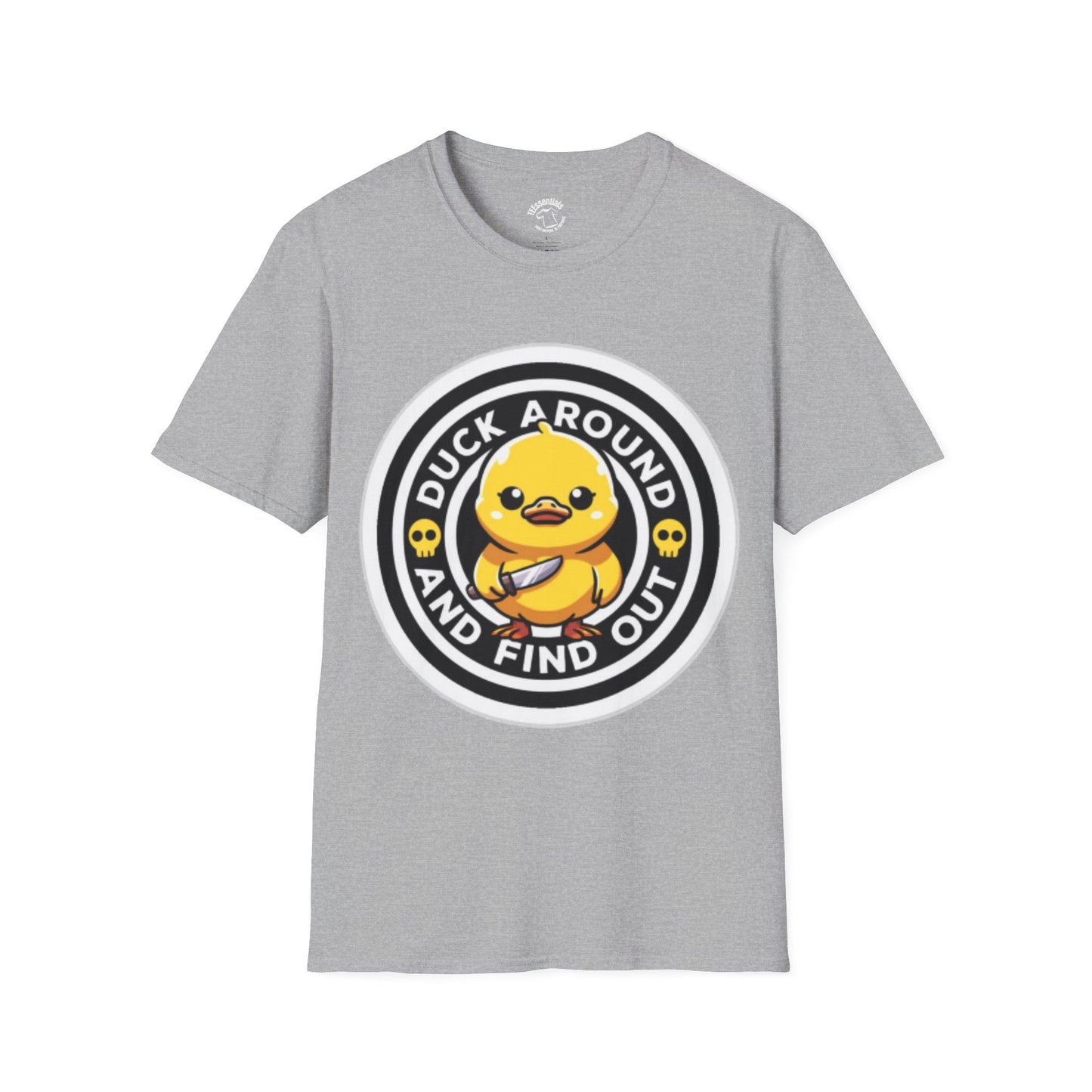 Duck Around and Find Out T-Shirt — Cute Angry Rubber Duck Jeep Graphic Tee