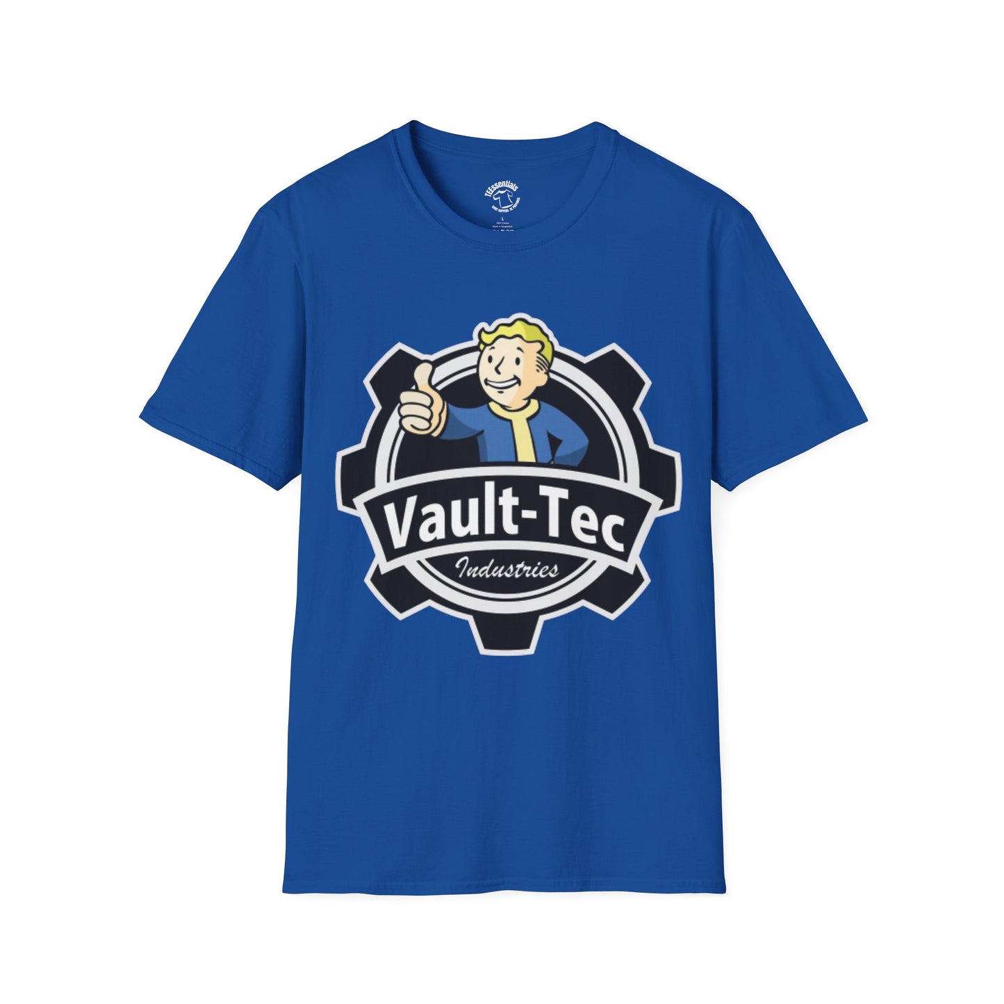 Vault-Tec Logo T-Shirt — Retro Fallout Gamer Tee