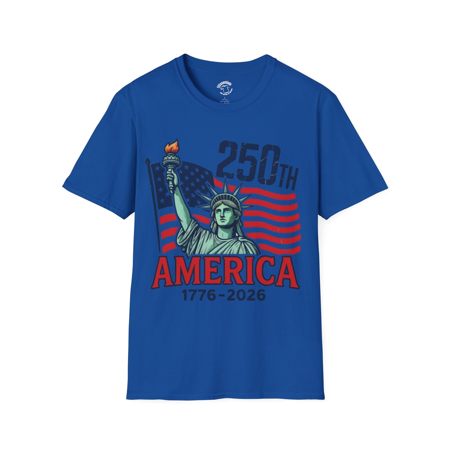 America 250th T-Shirt – Statue of Liberty Patriotic July 4th 1776–2026
