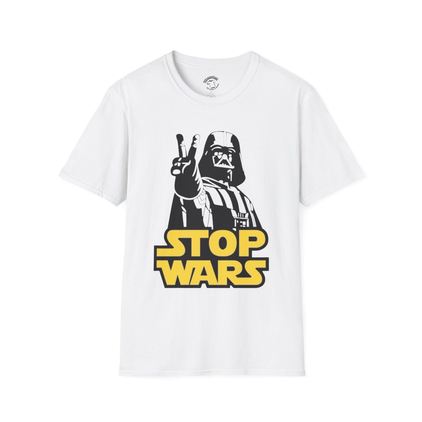 Stop Wars T-Shirt – Darth Vader Peace Sign Graphic Tee