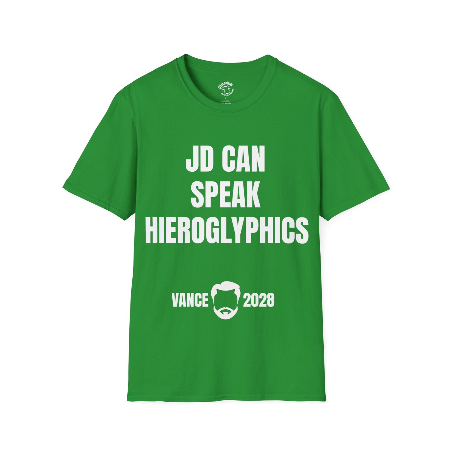 T-Shirt — 'JD Can Speak Hieroglyphics' Vance 2028