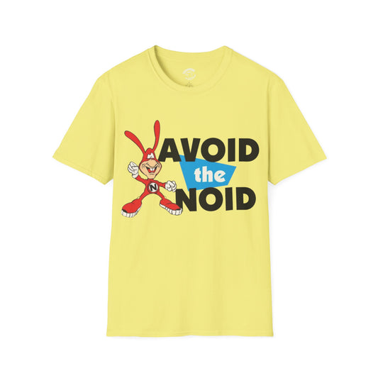 Avoid the Noid T-Shirt — Retro Pizza Mascot Graphic Tee