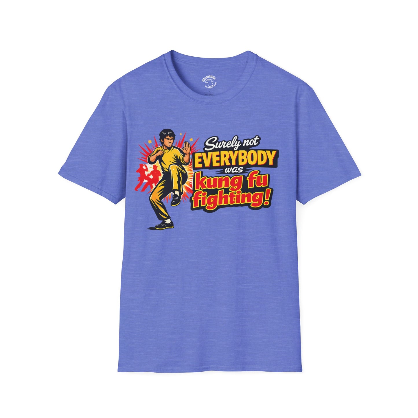 Kung Fu Fighting Retro Graphic T-Shirt — "Surely Not Everyone Was Kung Fu Fighting!"