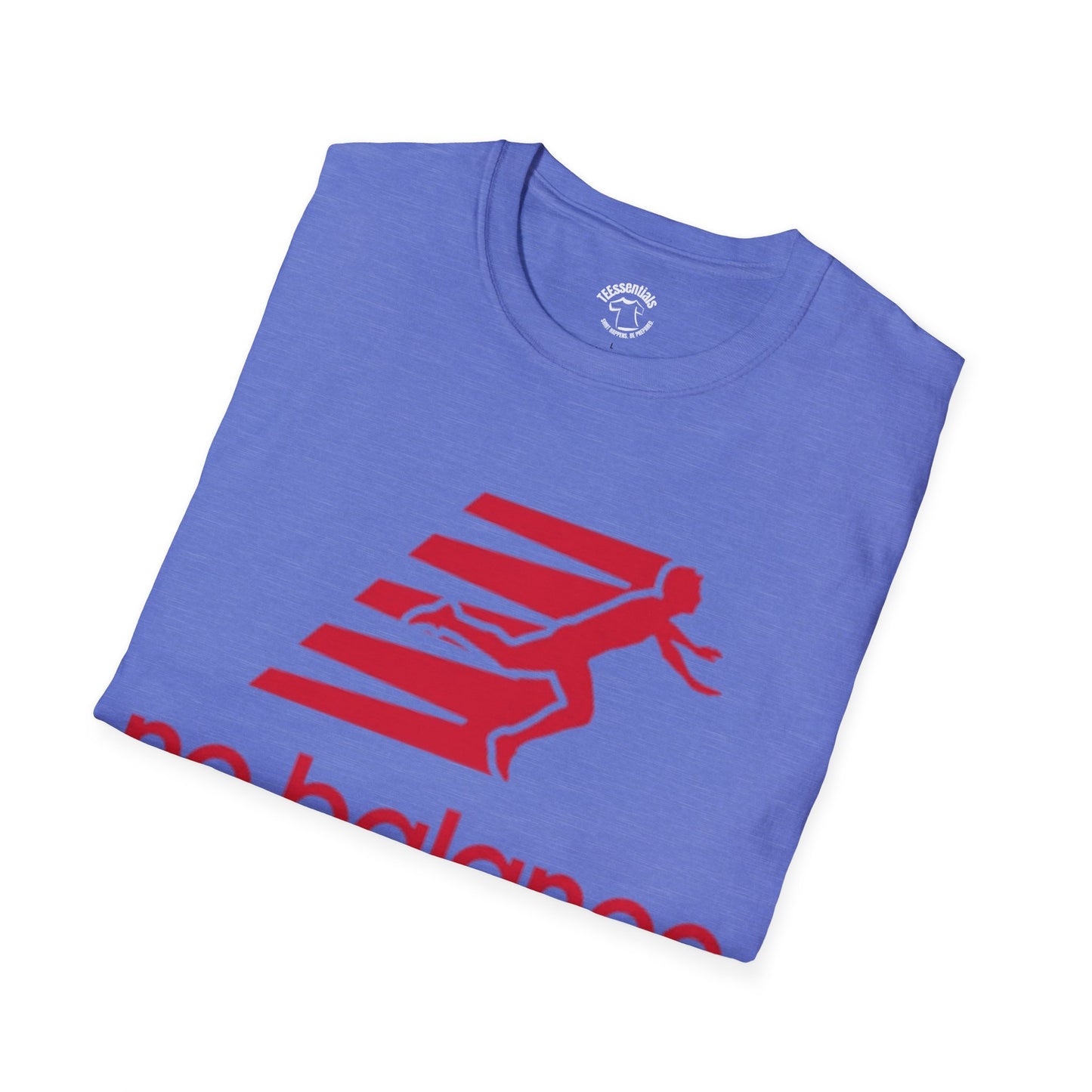 No Balance Graphic Tee — Funny Running/Clumsy Athlete Shirt