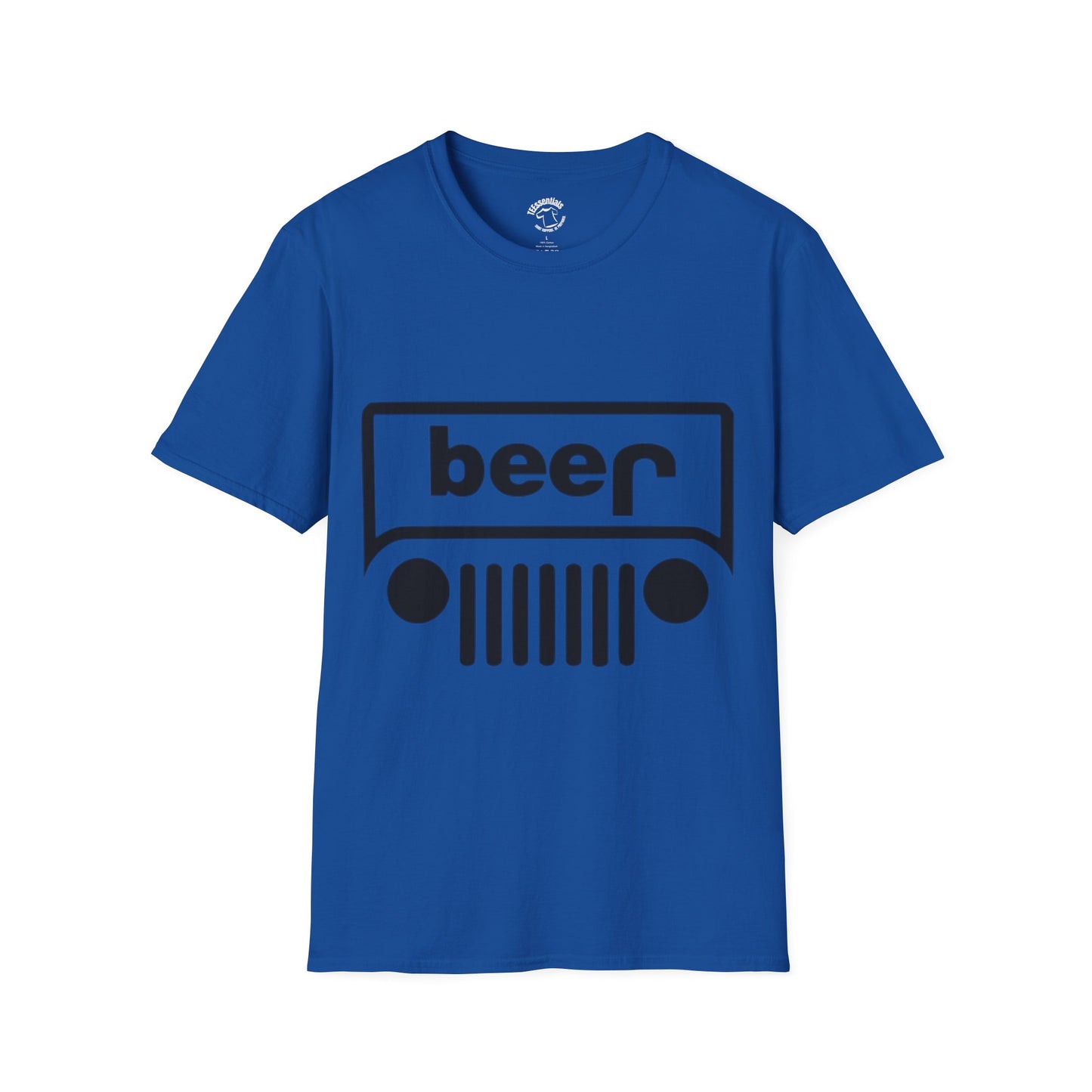 Beer Jeep T-Shirt — Funny Off-Road Beer Logo Tee