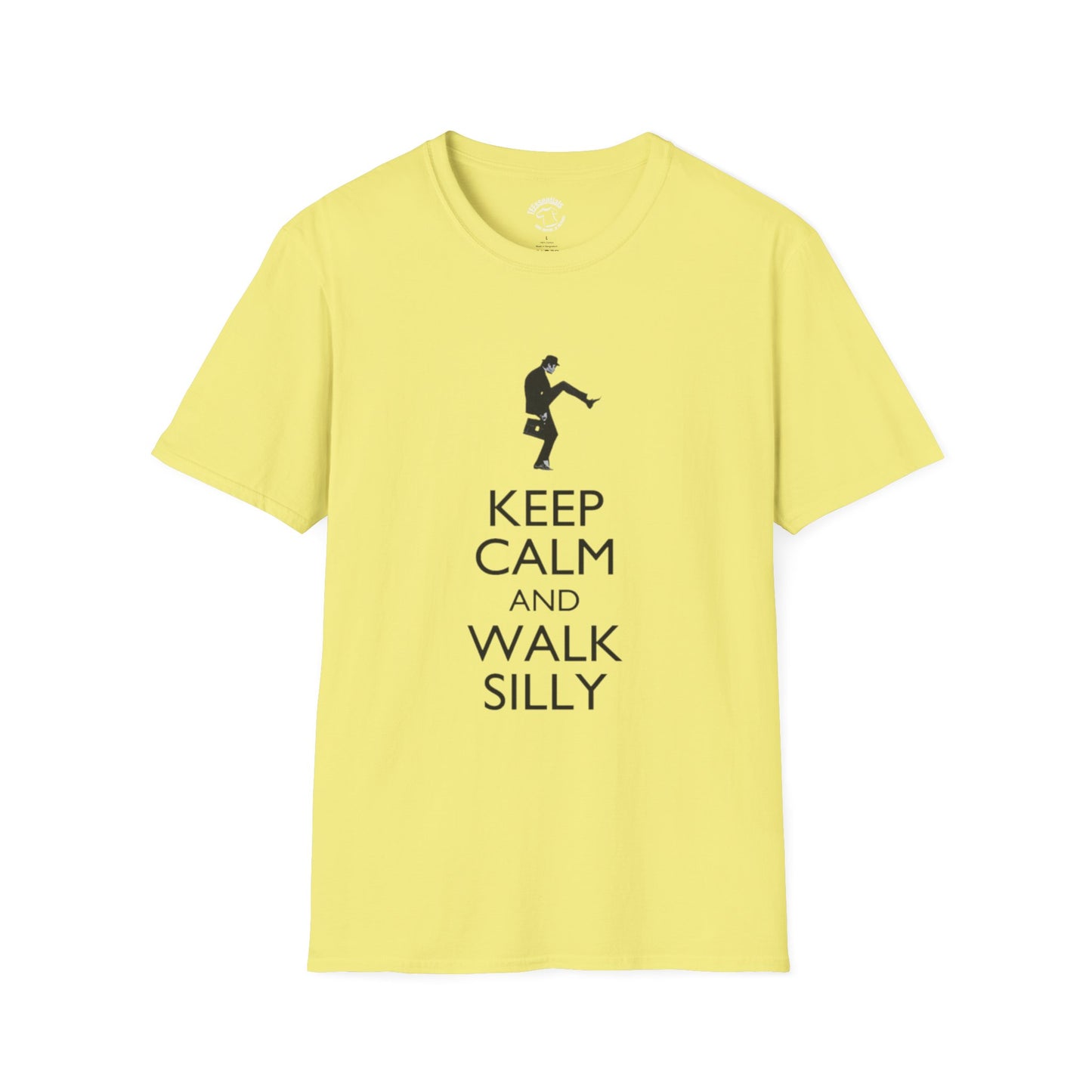 Keep Calm and Walk Silly T-Shirt — Funny Python Tee