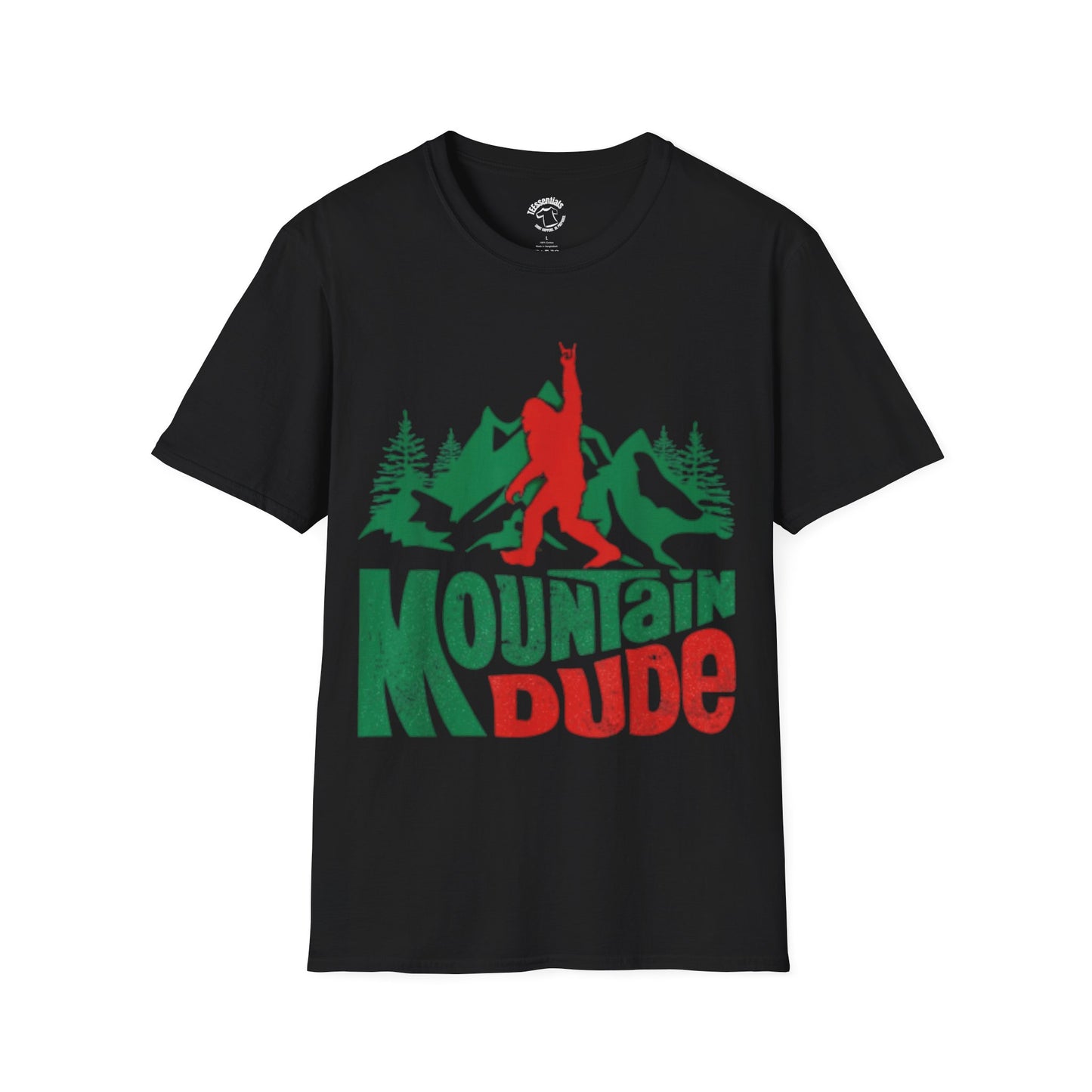 Mountain Dude T-Shirt – Retro Bigfoot Hiking Graphic Tee