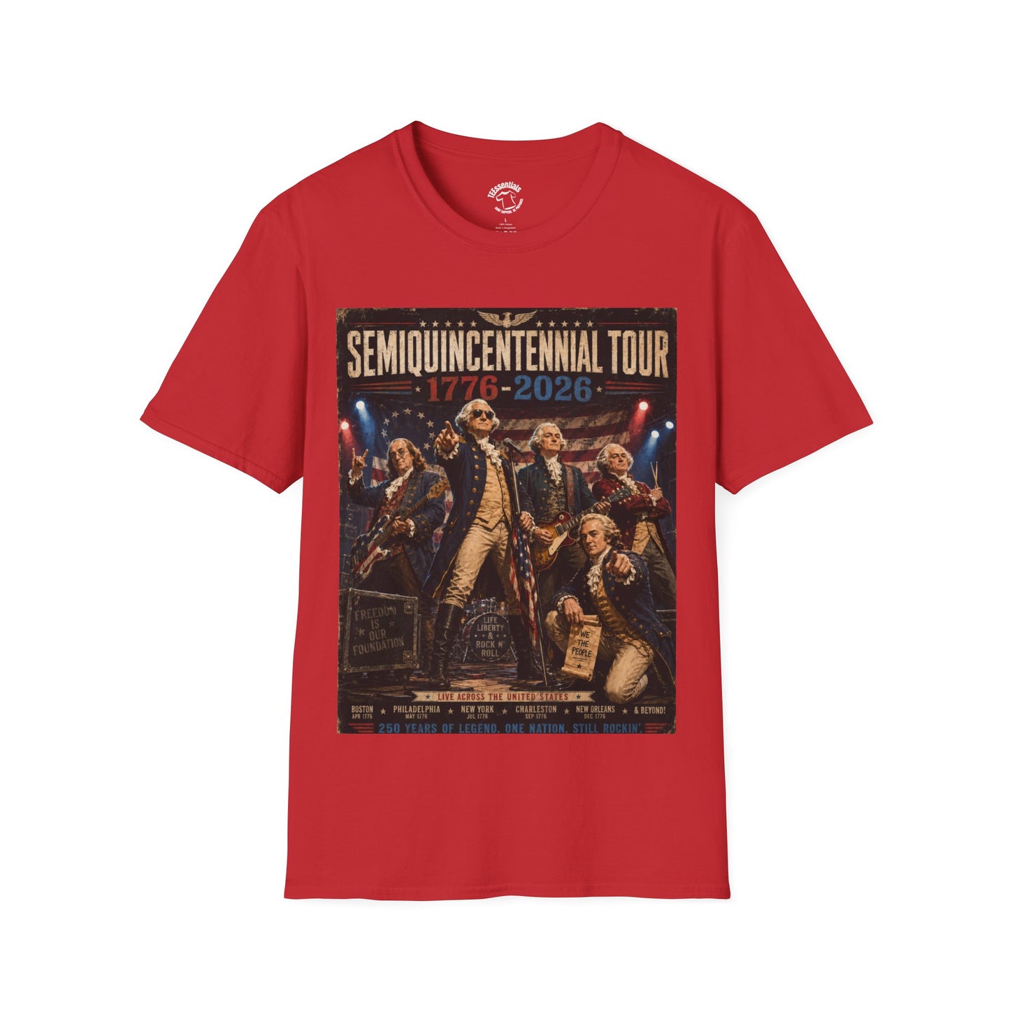 Founding Fathers Semiquincentennial Tour 1776–2026 T‑Shirt