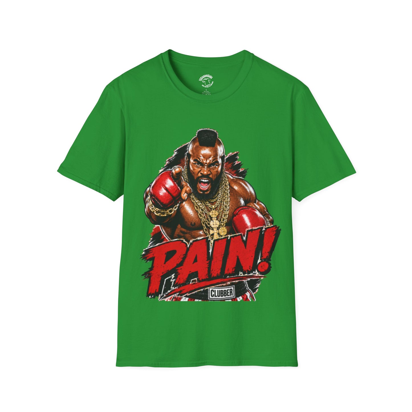 PAIN! Boxing Graphic T-Shirt — Rocky 3 Mr. T Clubber Lang