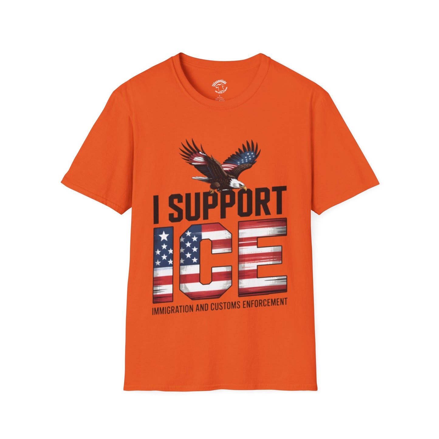 I Support ICE T-Shirt – Patriotic Immigration & Customs Enforcement Tee