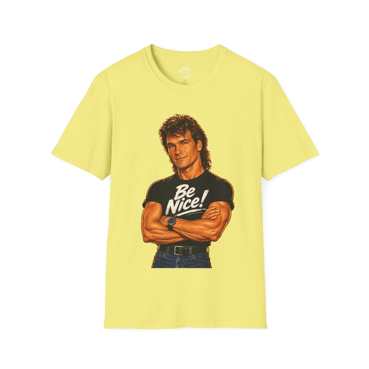 T-Shirt — Retro 'Be Nice!' Roadhouse Dalton Graphic Tee