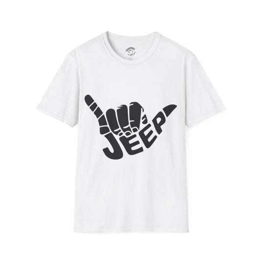 Jeep Shaka T-Shirt — Shaka Hand Logo Jeep Lover Tee